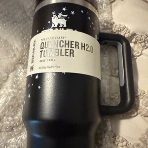 Stanley Black and Silver Quencher H2.0 Tumbler